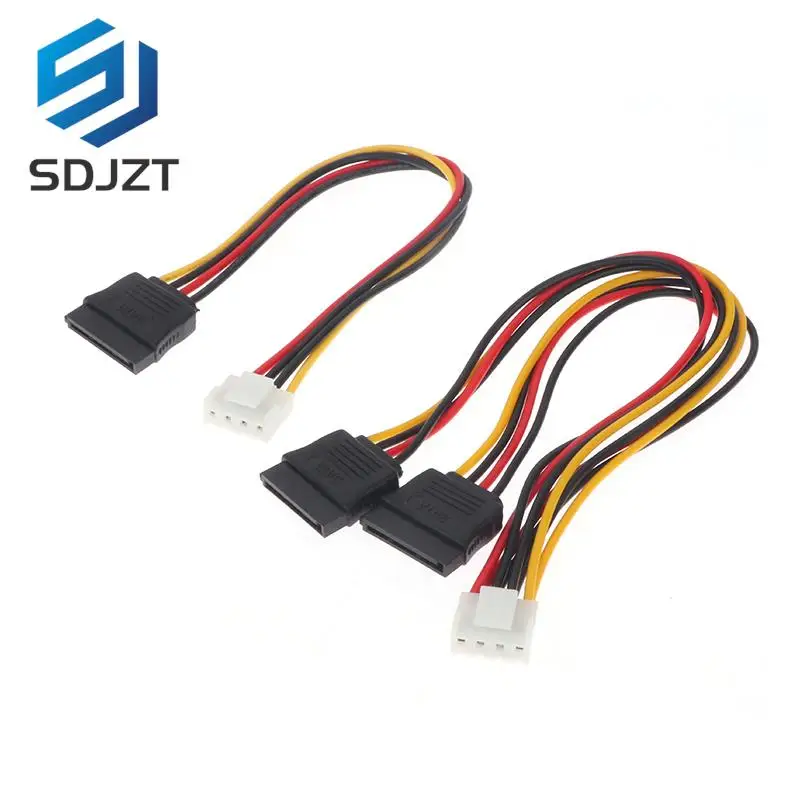 New 4Pin To SATA Power Cable For Hikvision DAHUA Mini VCR IP Camera CCTV Hard Disk Power One To One/One To Two VH3.96