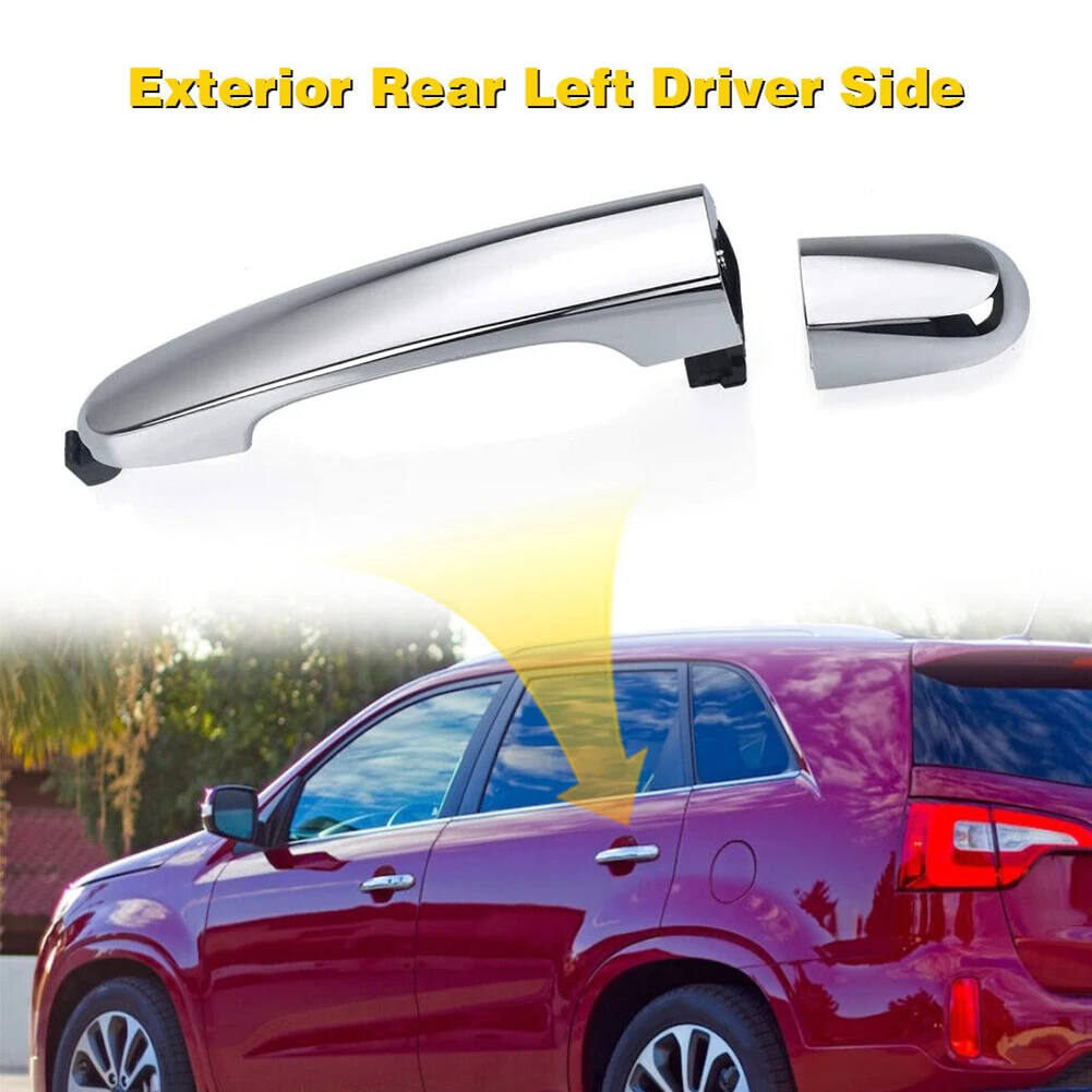 Accessories Car Door Handle Replacement Silver 826512P010 Chrome Exterior Door Handles For Kia Sorento 2011-2015 Exquisit