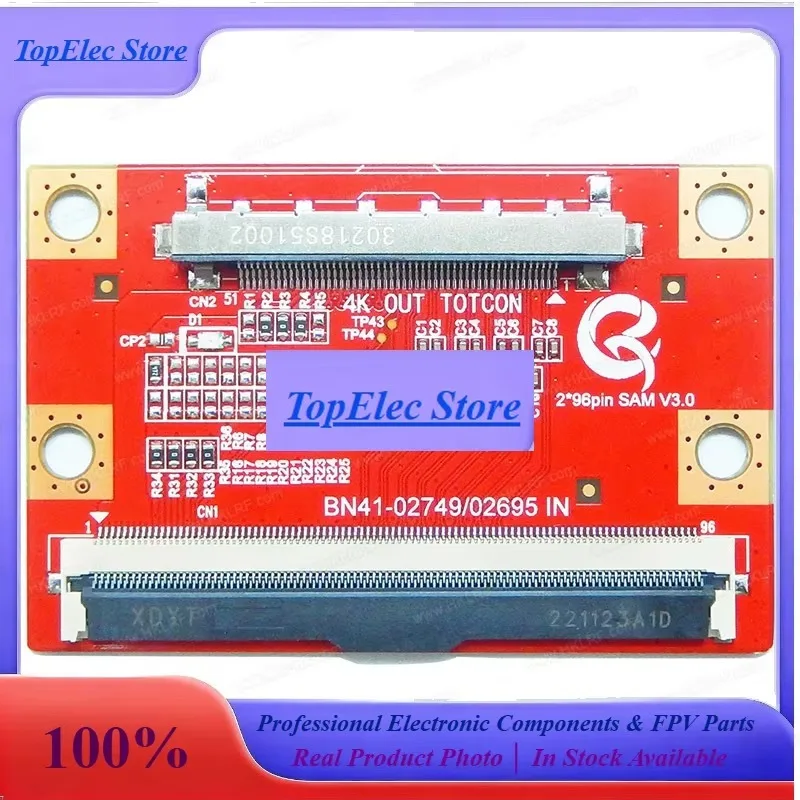 TopeTest Tool 100pcs 4K TV Series Can Be Changed 96pin-51pin V3.0 QN-QA With LVDS Cable Repair Tool