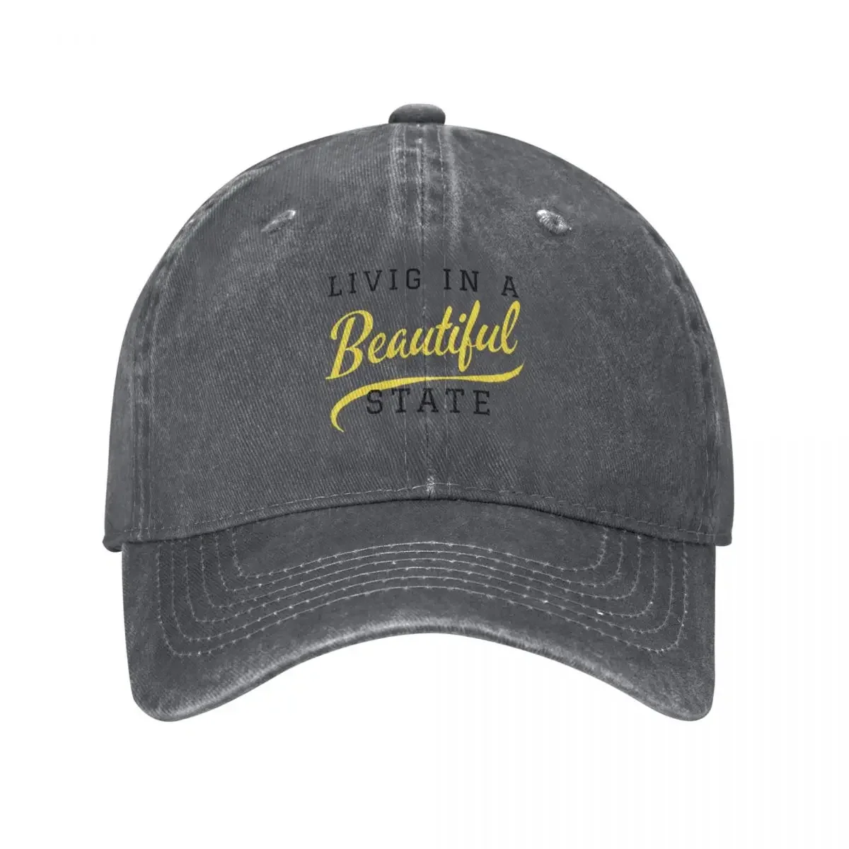 

Living in a Beautiful State Baseball Cap tactical cap Thermal Visor party Hat Man Women's