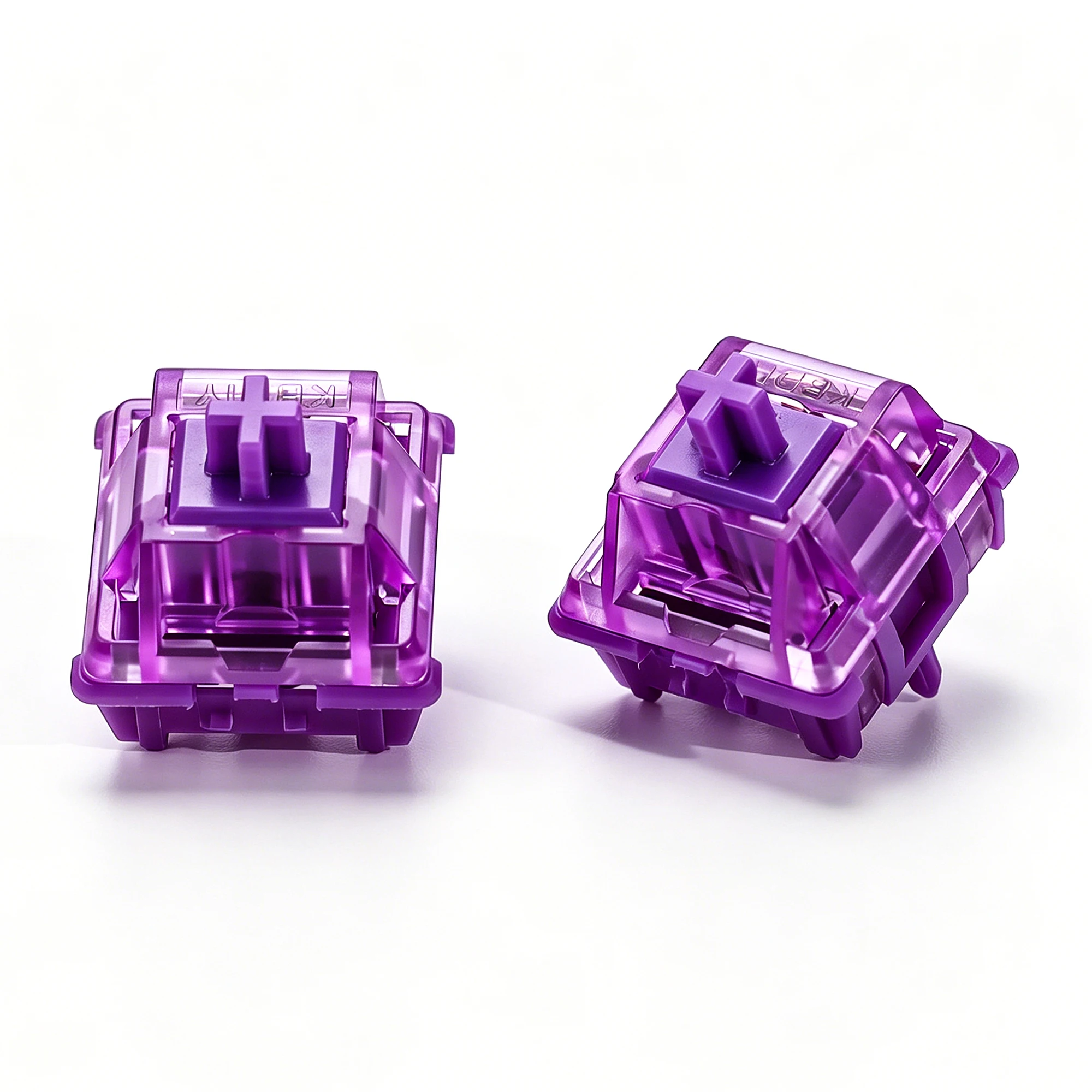 KBDiy Violet Switch Purple 53gf 5Pin Linear Creamy Switches POM PC für benutzerdefinierte DIY 60 Gaming mechanische Tastatur Aula F75 F87 – Detail 10