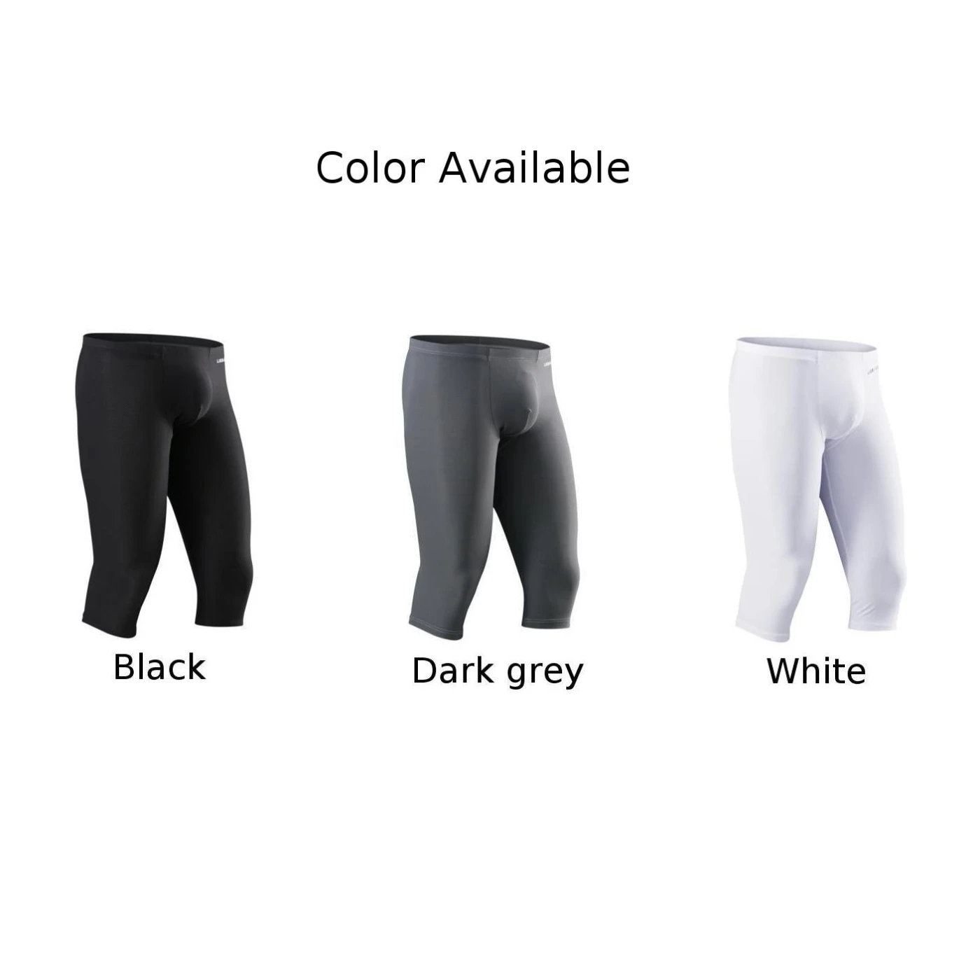 Mens Ice Silk Trunks Smooth Lenthen Underwear Bulge Pouch Long Leg Sport Fitness Underpants Bodycon Breathable Solid Briefs