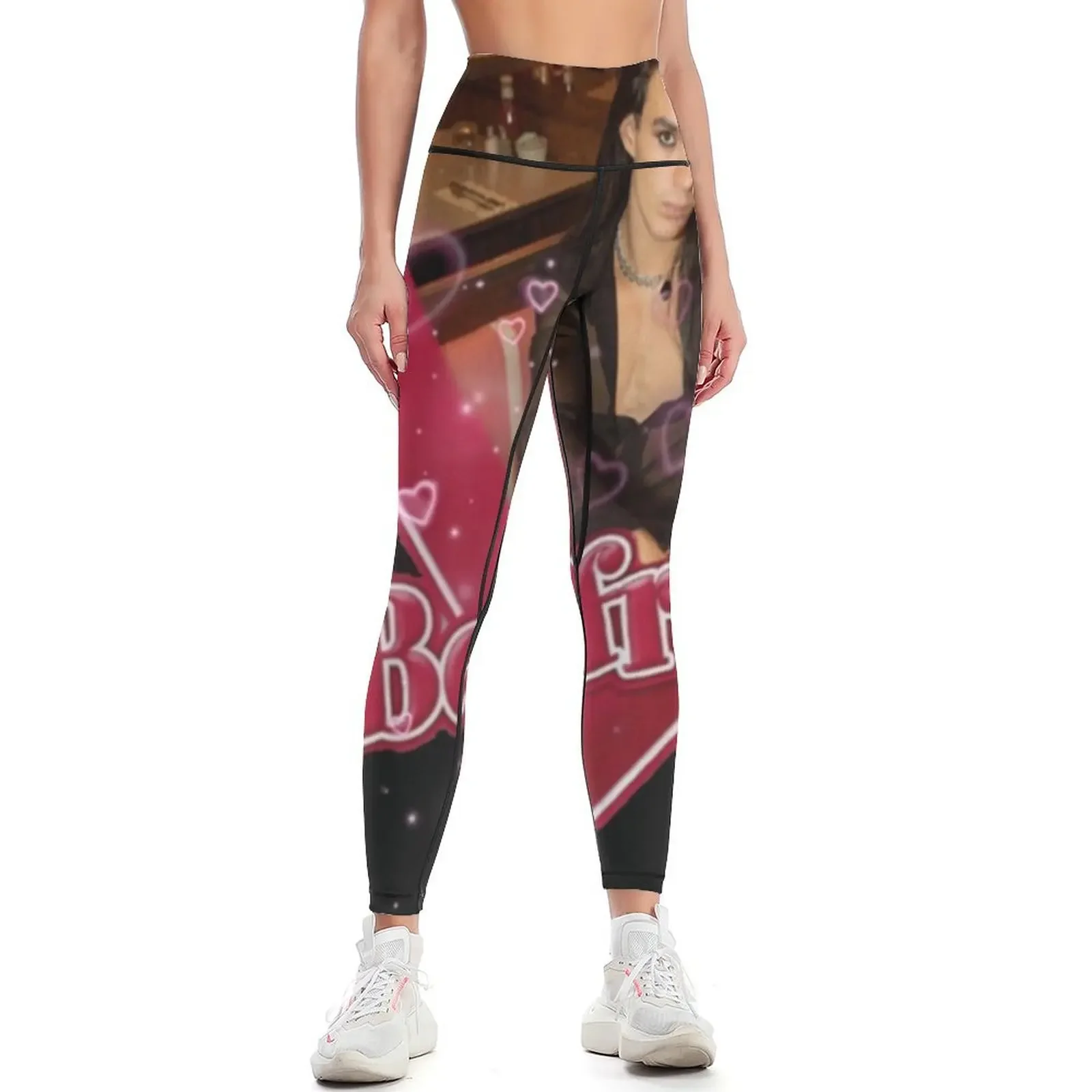 

Ethan Torchio I Love My Boyfriend Design Leggings Women's trousers Jogger pants Sports female Women's fitness Womens Leggings