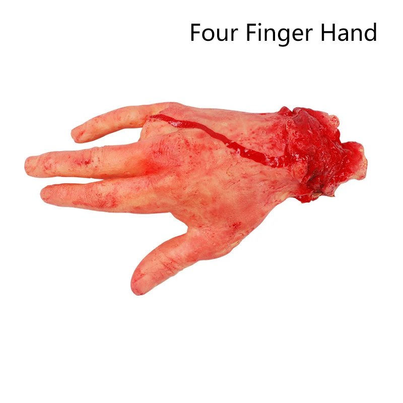 يد رعب مزيفة لجميع الهالوين ، يد الزومبي ، إكسسوارات ذراع مزيفة ، أجزاء الجسم ، زينة الهالوين ، ألعاب صعبة
