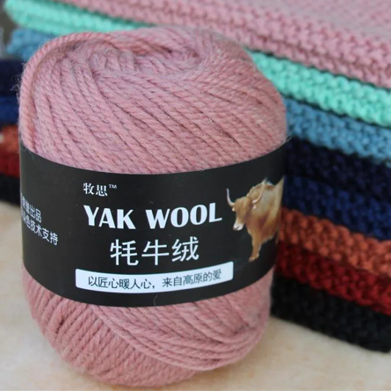 Thick Yak Cashmere wool Yarn For Knitting Crochet Sweater Scarf Merino Blended Wool Thread knitted High Quality Yarn