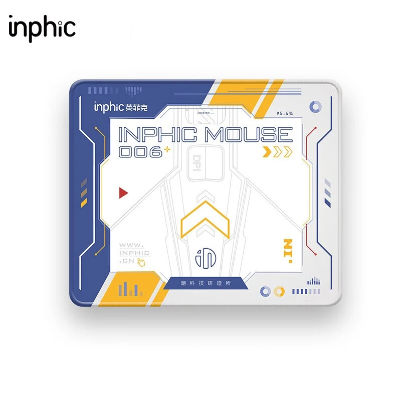 INPHIC Mouse Pad Anti-Slip Rubber Gaming Mouse Pad Durable Desk Pad Thick Seam Edge Suitable for Office and Gaming