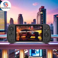 POWKIDDY X55 5.5 INCH 1280*720 IPS Screen RK3566 Handheld Game Console Open-Source Retro Gaming Console Children's gifts