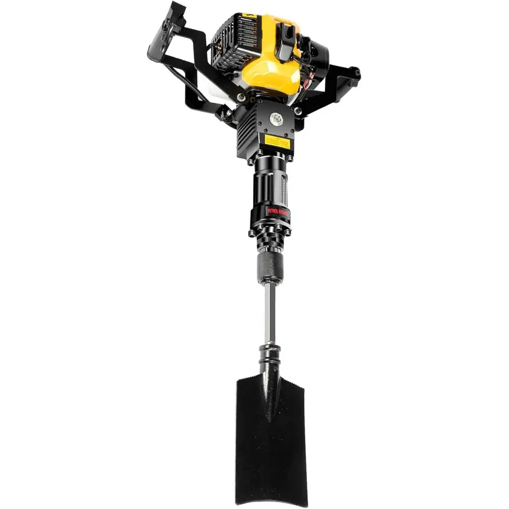 

52cc 2-Stroke Gas Garden Tree Digger, Portable Handheld Drilling Shovel for Planting and Digging