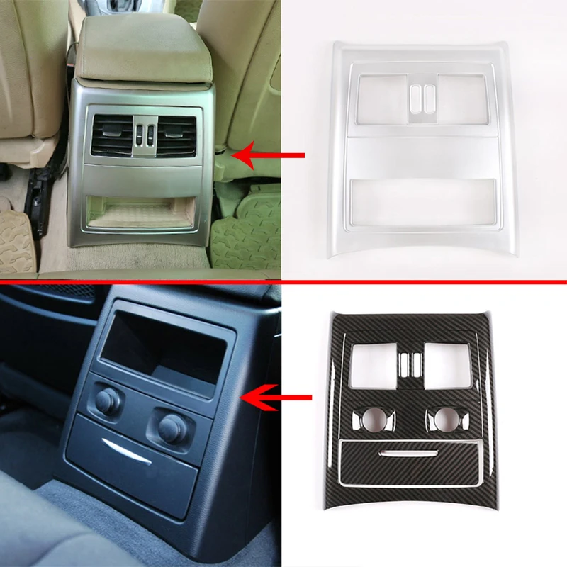 

Car Inner Rear Row Air Conditioning Vent Frame Cover Trim Storage Box Panel Cover For BMW 3 Series E90 2005-2012 Auto Accessory