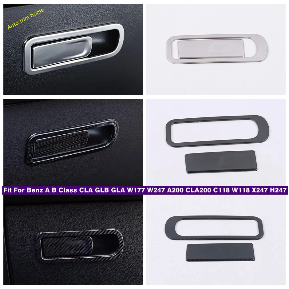 

Copilot Glove Box Handle Switch Panel Cover Trim For Benz A B Class CLA GLB GLA W177 W247 C118 W118 X247 H247 Car Accessories