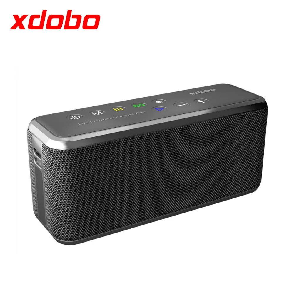Xdobo 100W Hi Fi Sound Super Bass Wireless IPX5 Waterproof Outdoor Motorcycle Bike Power Bank Stereo Portable Blue Tooth Speaker