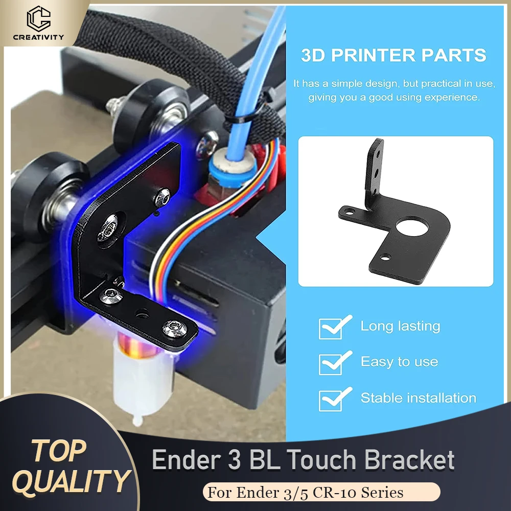 3D Printer Ender 3 BL Touch Sensor Holder Metal Bracket For Ender 3/5 CR-10 Series BL-Touch Auto Leveling Rack Mount