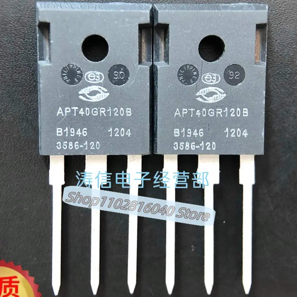 

10 шт./лот APT40GR120B TO-247 IGBT 1200 В 88 А 500 Вт лучшее качество импортное оригинальное пятно