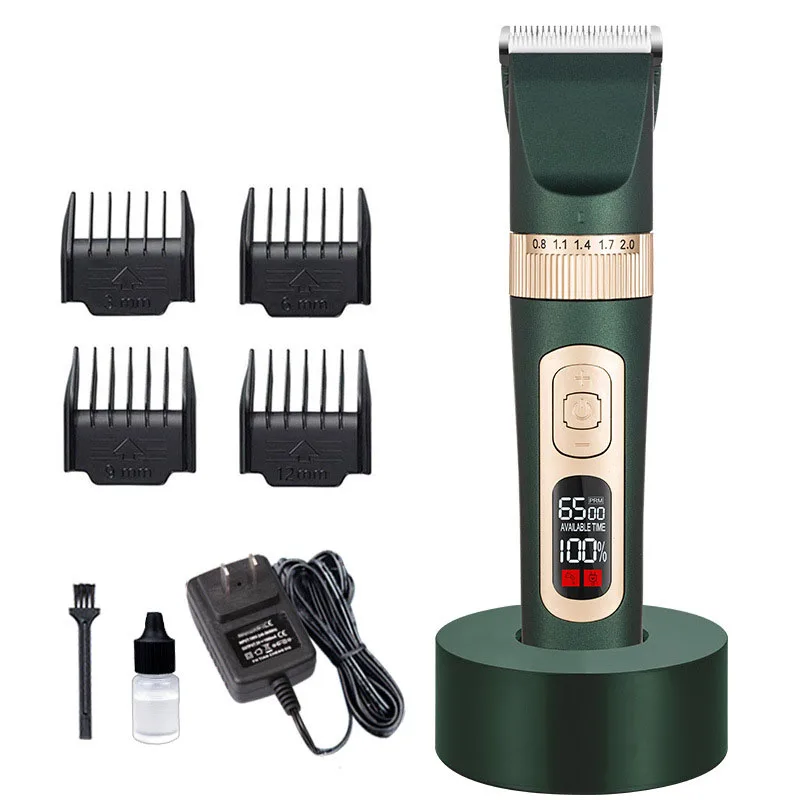 

High Quality Selling Best USB Chargeable Electric Hair Cutting Kit Heavy Duty 2 in 1 Shaver Pet Grooming Clippers for Dogs Cats