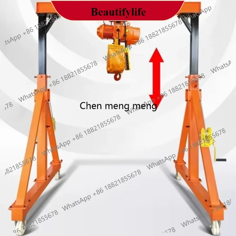 

z189 Mobile Small Gantry Hanger Lifting Electric Site Frame Hand-pushed Trackless Crane