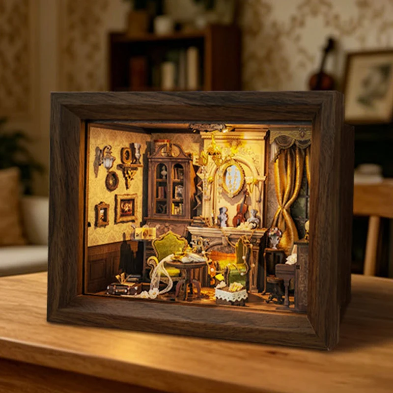 DIY Wooden Glimmer Hall Photo - Engraved Wood Frame recension och pris