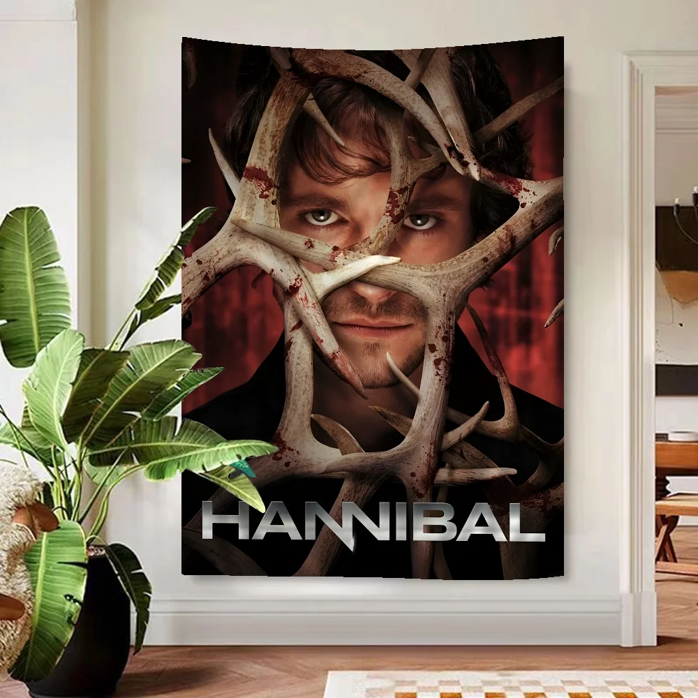 Hannibal Classic Movie Printed Large Wall Tapestry Cheap Hippie Wall Hanging Bohemian Wall Tapestries Mandala Home Decor