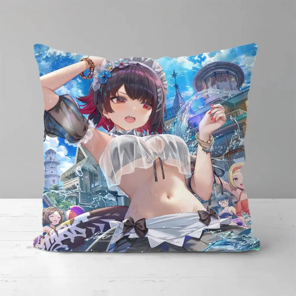 

Ellen Joe Zenless Zone Zero Pillow Case Double-Sided Printing Cushion Cover 45x45 Decorative Cushions Sofa Home Decor Soft Pillo