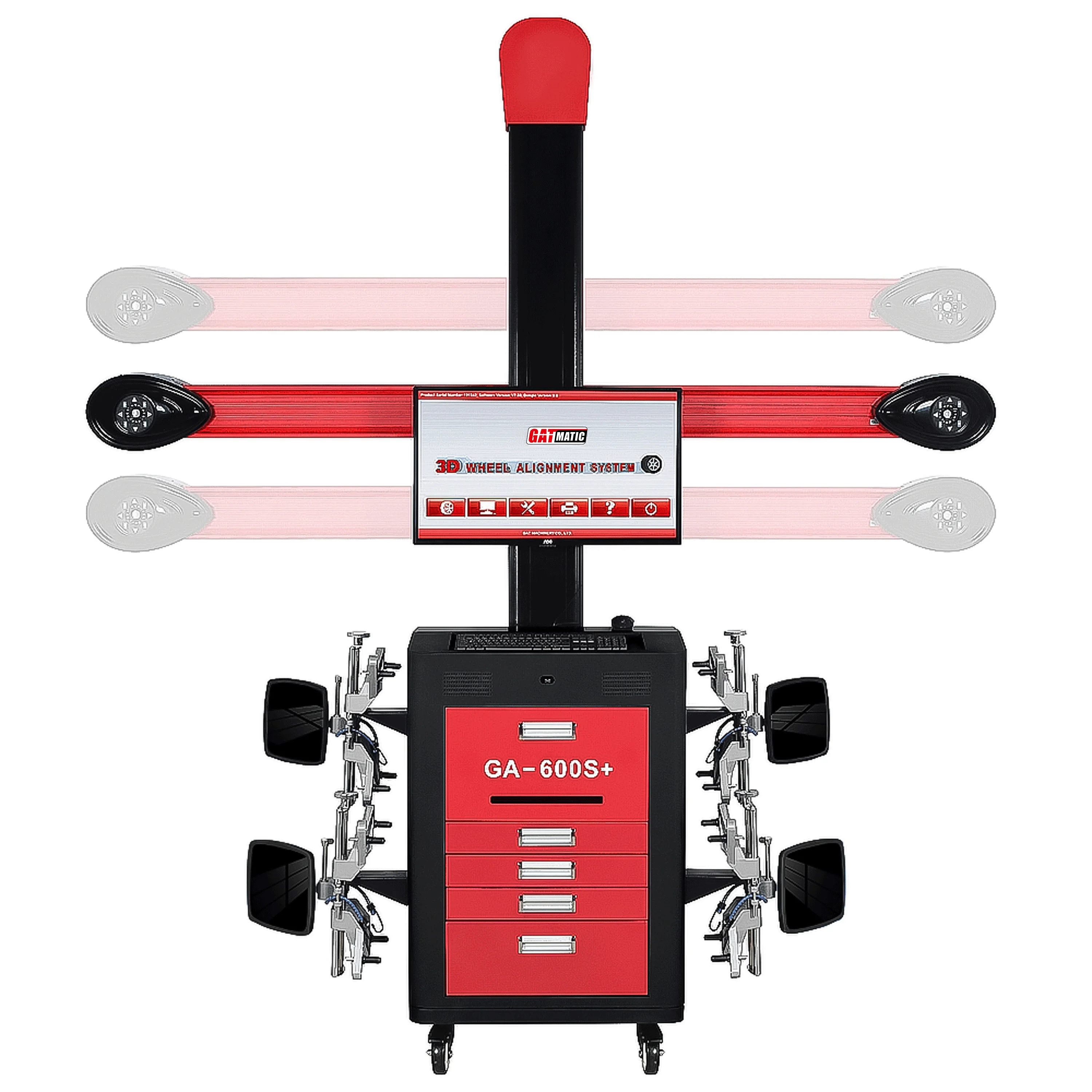 CE Certified Four Wheel Alignment Machine Automatic 3D System Comprehensive Set Essential Car Mobile Wheel Equipment