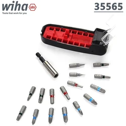 Wiha 35565 17 Pcs Magnetic Screwdriver Bits Kit Magnetic Handle Crocodile Mouth Bit Set Screwdriver Set Repair Tools