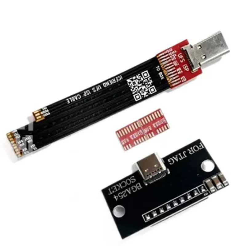 BTLIFE-UFS ISP Cable 9 PIN Adapter For Easy Jtag BGA254 With UFS ISP Cable (8/9 Pin Socket Support)