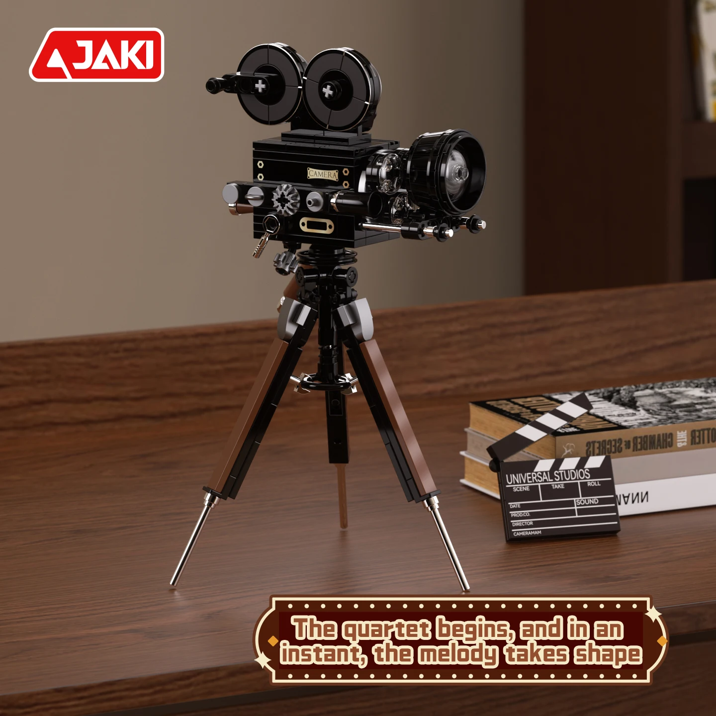 Konsola do gier JAKI Retro Electronics Series, klocki konstrukcyjne, model MOC, kreatywna ozdoba, prezent urodzinowy dla dzieci