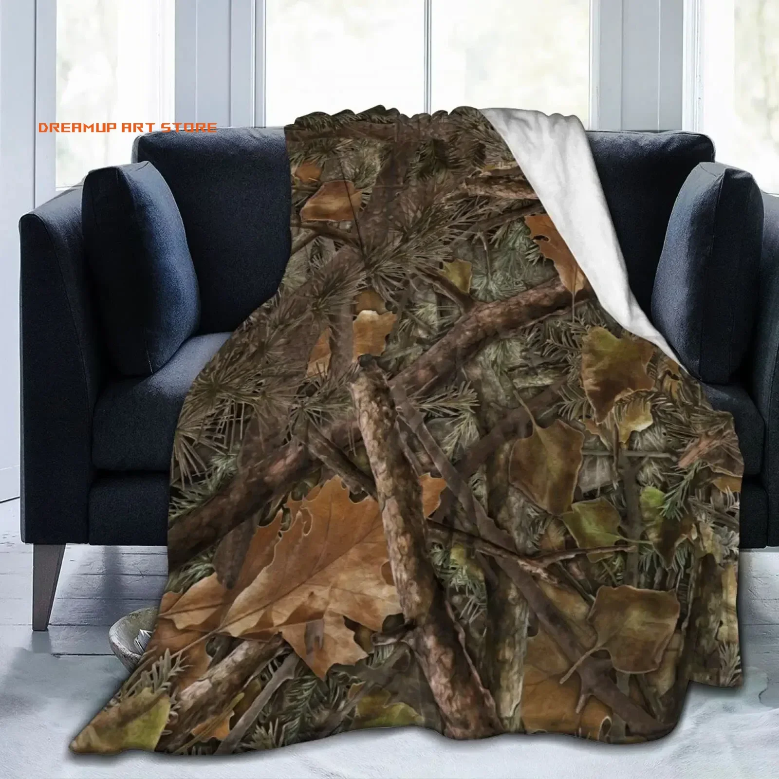 2026 Real Tree Camouflage Camo Blanket Flannel All Season Military Popular Warm Throw Blankets For Bed Couch Bedding Throws King