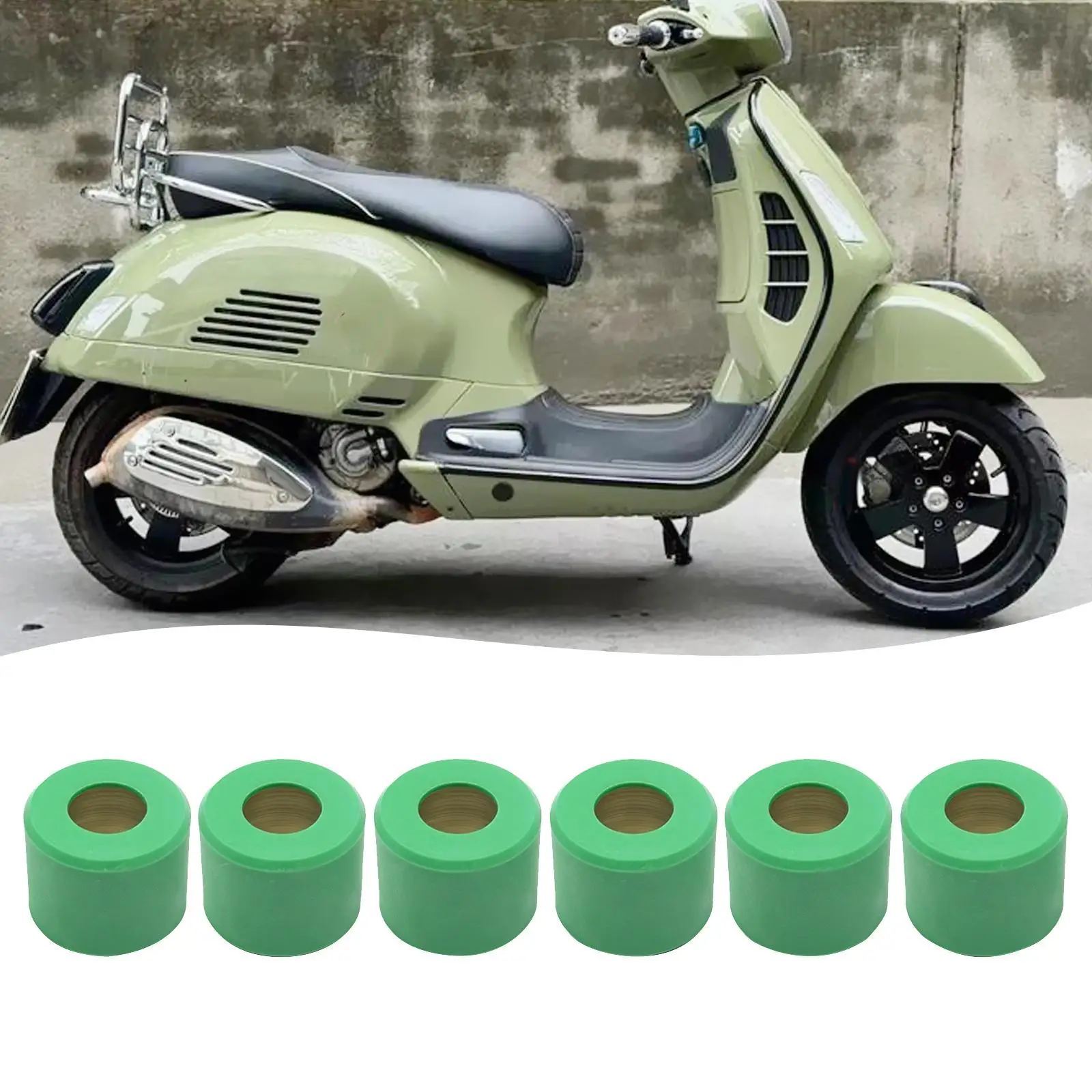 

6-компонентные ролики вариатора, износостойкие, прочные, профессиональные, простые в установке, замена