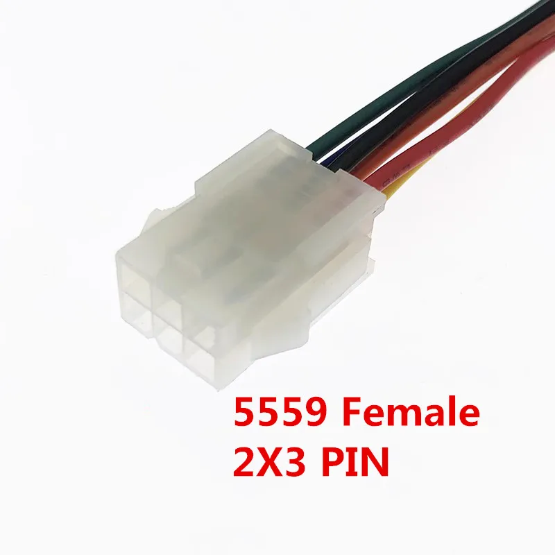 2PCS 30CM 5556 5557 5559 2*2/3/4/5/6/8/10 PIN connector male female plug with wire cable 4.2MM PITCH 18AWG 2X1/2X3/2X4/2X5/2x6