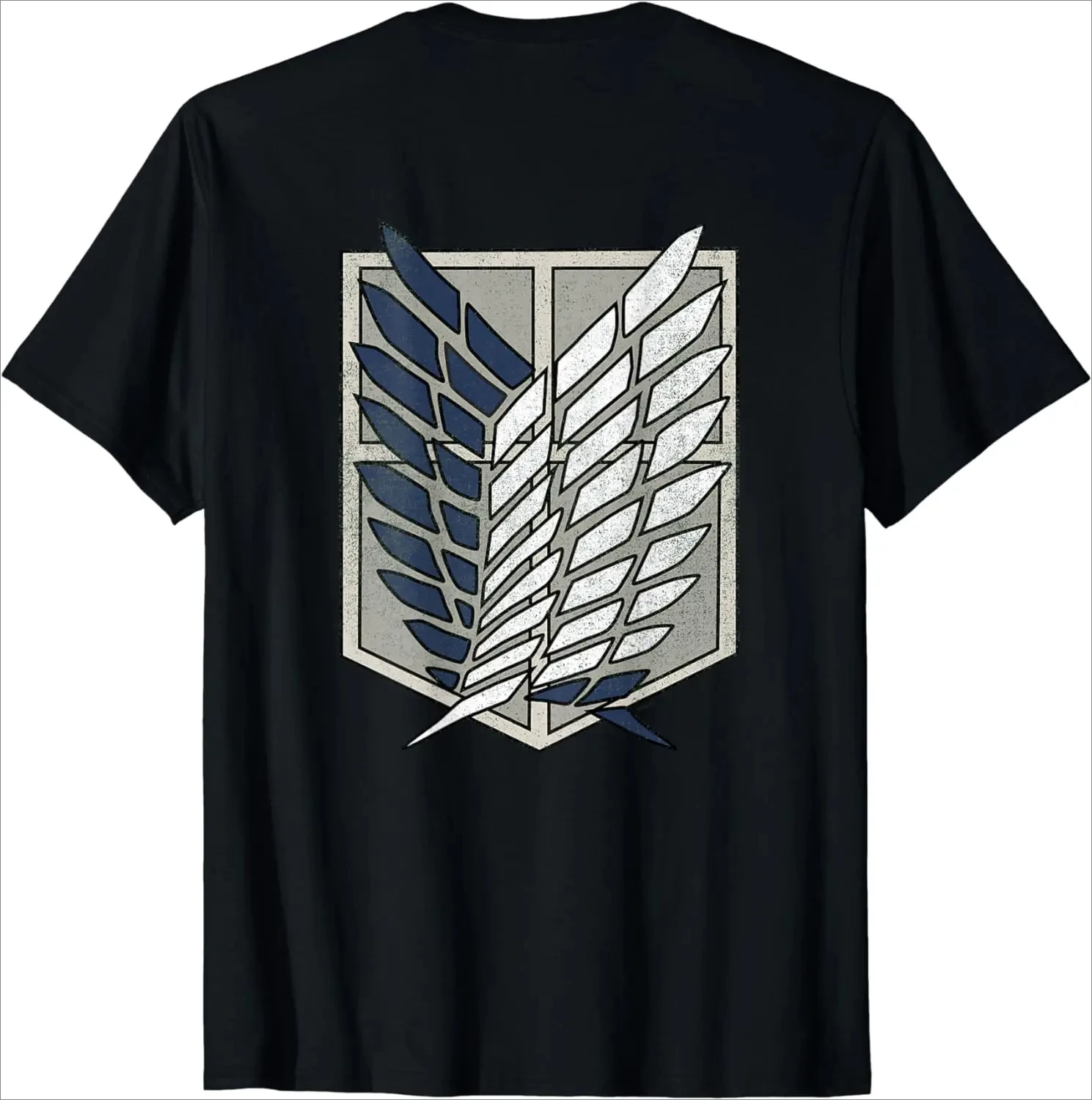 Attack on Titan Season 3 Scout Regiment Distress T-Shirt Anime  Tshirt  Graphic T Shirts  Harajuku Tops Tees