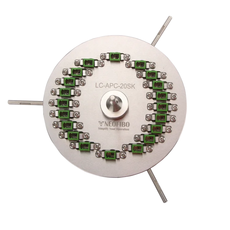 Neofibo LC-APC-20SK 20 Konektor LC Pemegang Pemegang Jig untuk Konektor Kabel Patch Perlengkapan Pemoles Serat Optik