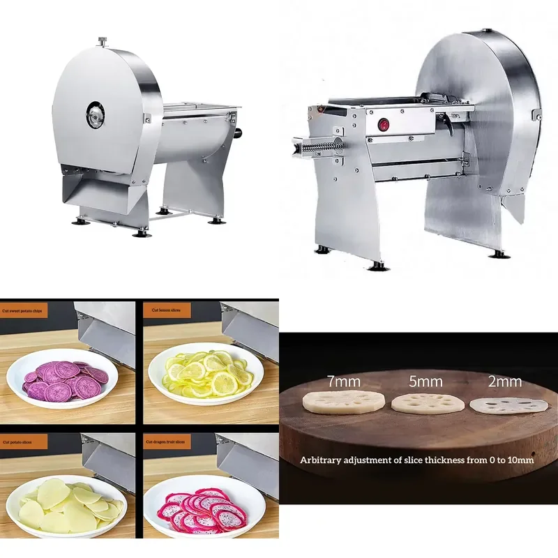 Manufacturer Price Multifunctional Electric Vegetable Onion Slicer Potato Slicer Fruit Lemon Apple Slicer