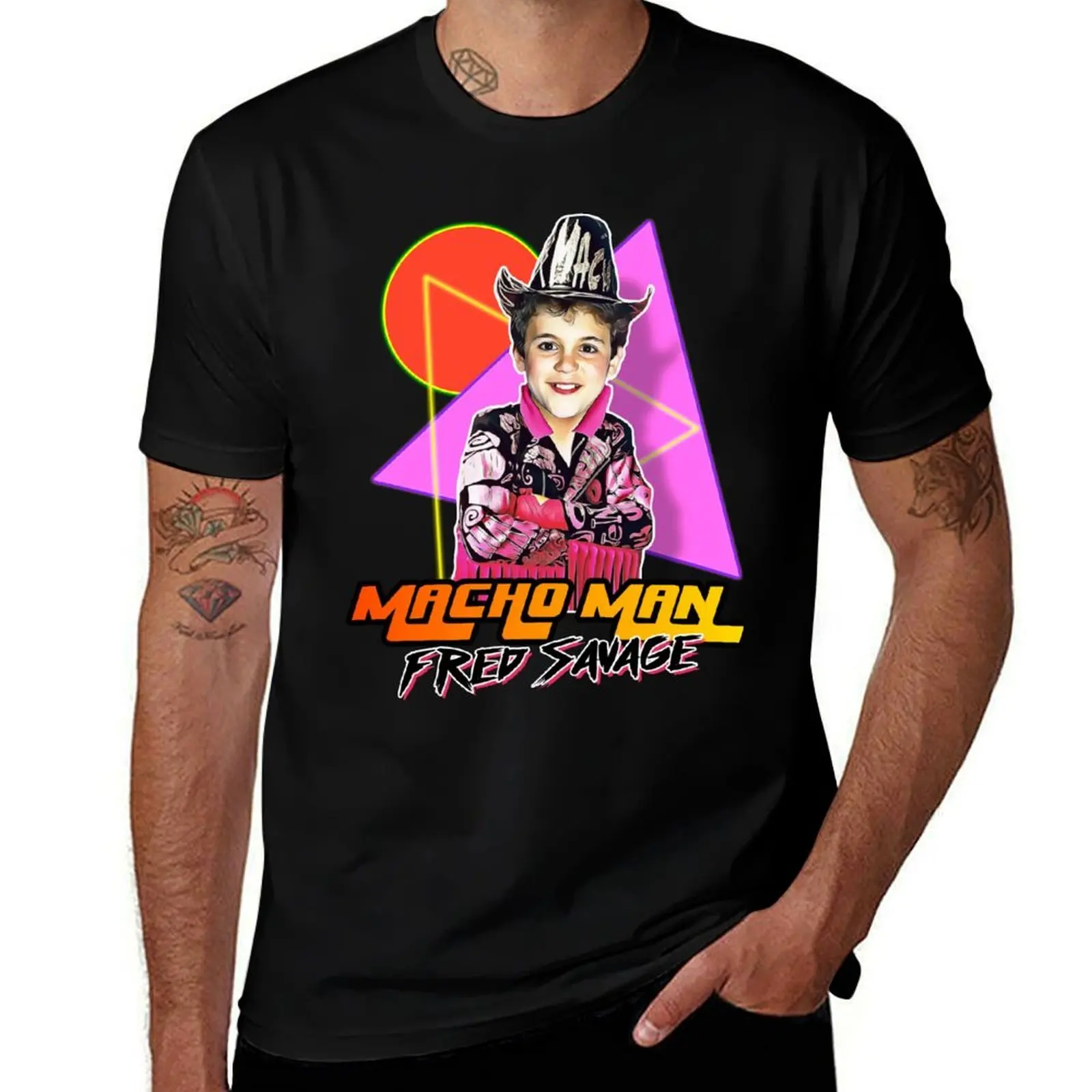 

Macho Man Fred Savage T-Shirt Summer Holiday T-Shirt