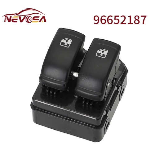 Novosa-Interruptor de ventana delantera izquierda para Chevrolet Aveo 2006-2011 T250, botón elevador de vidrio, piezas de coche, accesorios, 96652187