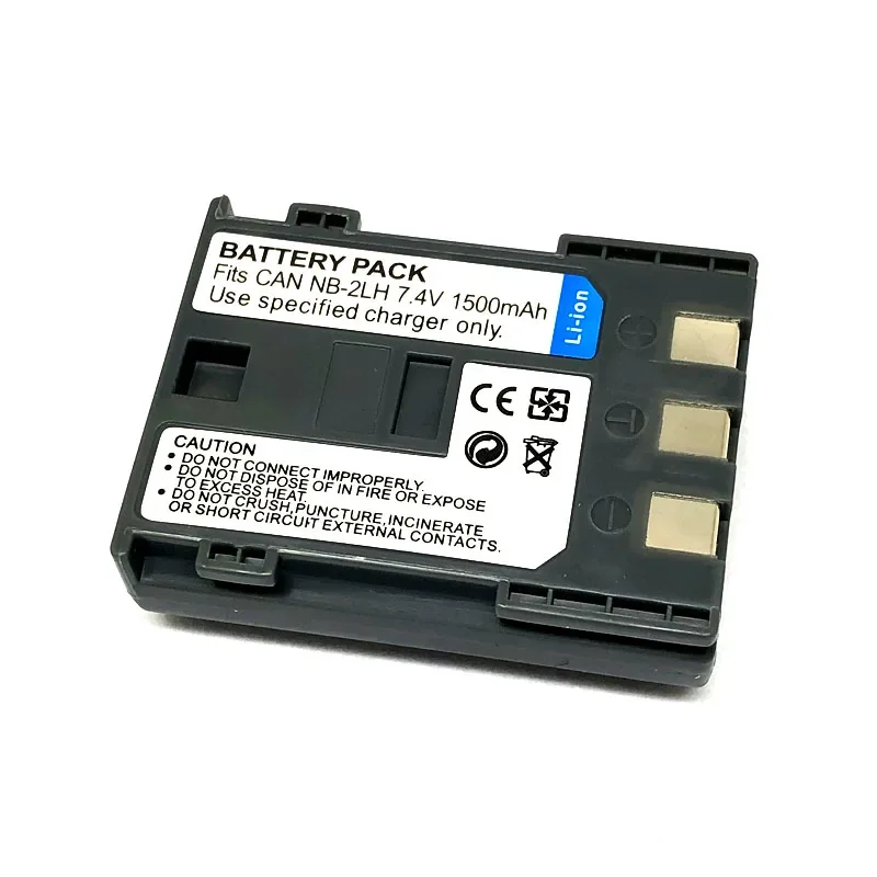 New 1500mAh NB-2LH NB-2L NB2LH NB2L Battery + Charger for Canon EOS 350D 400D for Rebel XT XTI G7 G9 S80 S70 S60 S50 S45 S40 S30