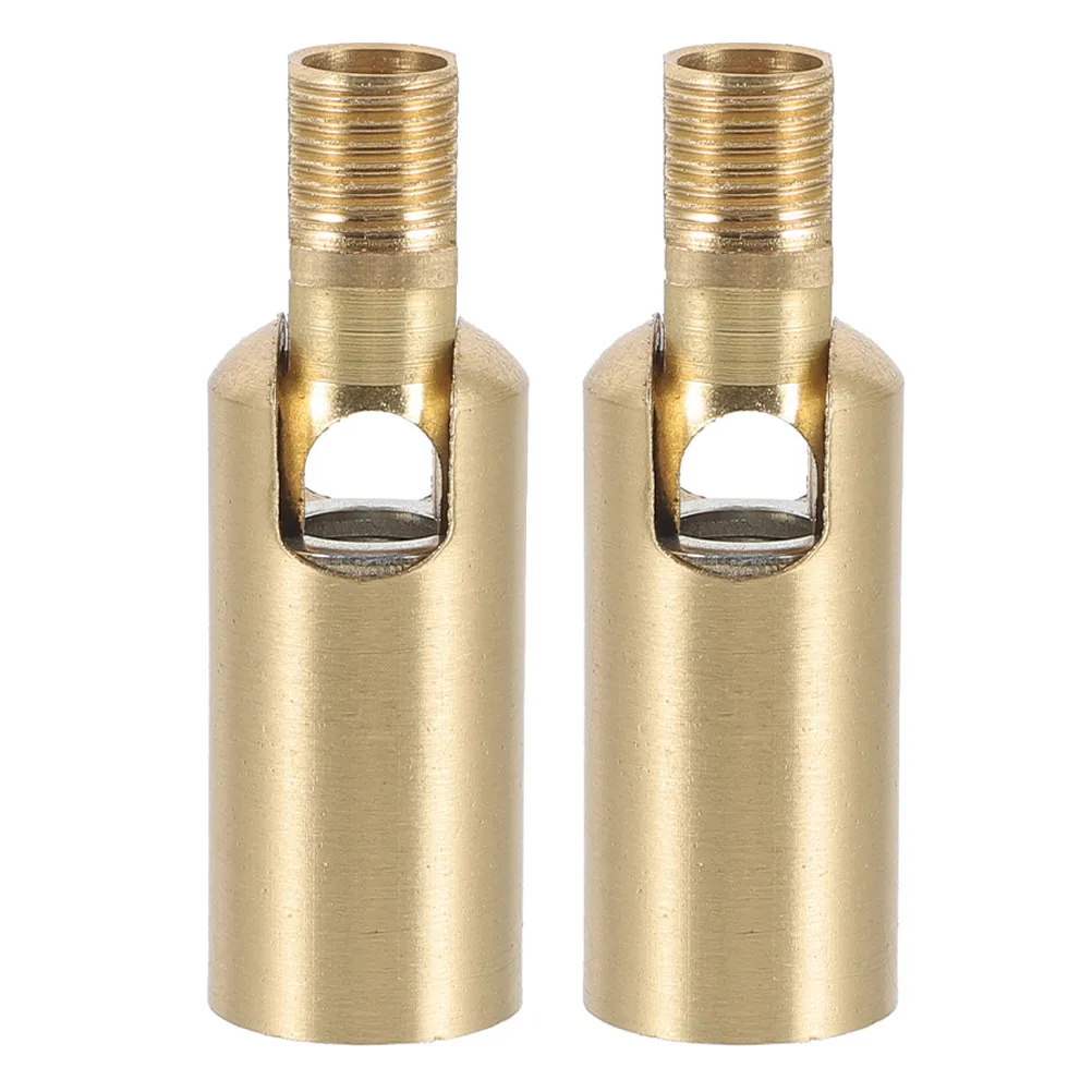 2Pcs Wall Lamp Adapter Copper 180 Rotation Swivel Adjustable Ceiling Light Angle Mount Sloped Ceiling Adapter Pendant Light