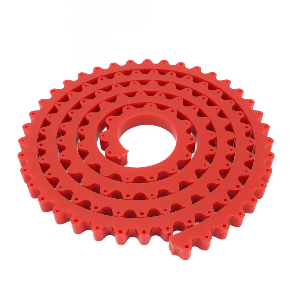 

39 Inch​ Flexible Curve Template​ Red​ Gear Driven​ Router Template​ Flexible Material​ Adjustable​ Woodworking Profiling Strip​