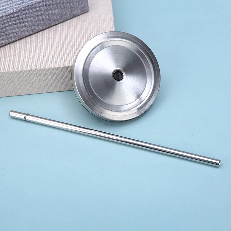Vacuum Straw Cup with Handle – Stainless Steel Double Insulation Cup with Lid Portable Travel Mug for Outdoor Activities