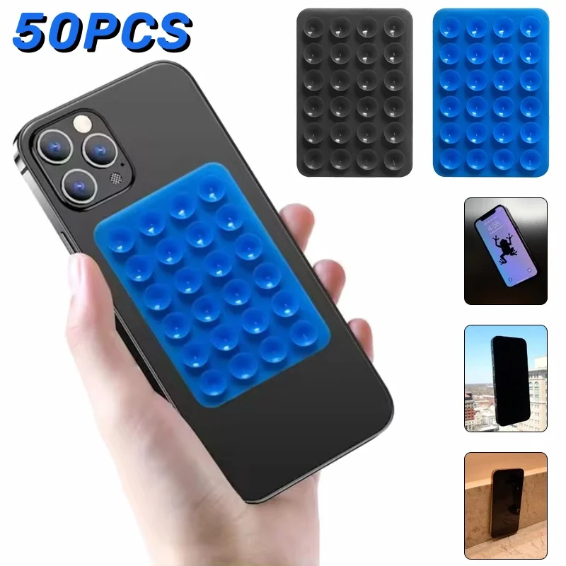 

Square Silicone Suction Cup Cell Phone Tablet Luggage Suction Cup Universal Charger Leather Case Suction Cup Cell Phone Holder