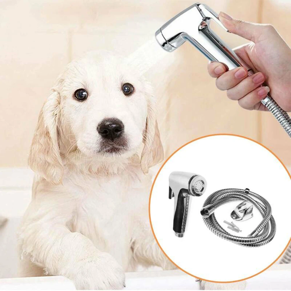 

Bathroom Hand-held Nozzle Bidet Sprayer Set Shower Sprayer Toilet Hand-held Nozzle Set Watering Flower Bidet Sprayer