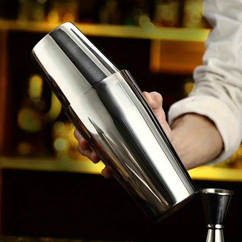 Premium Cocktail Making Kit, Stainless Steel Shaker and Mixing Spoon
