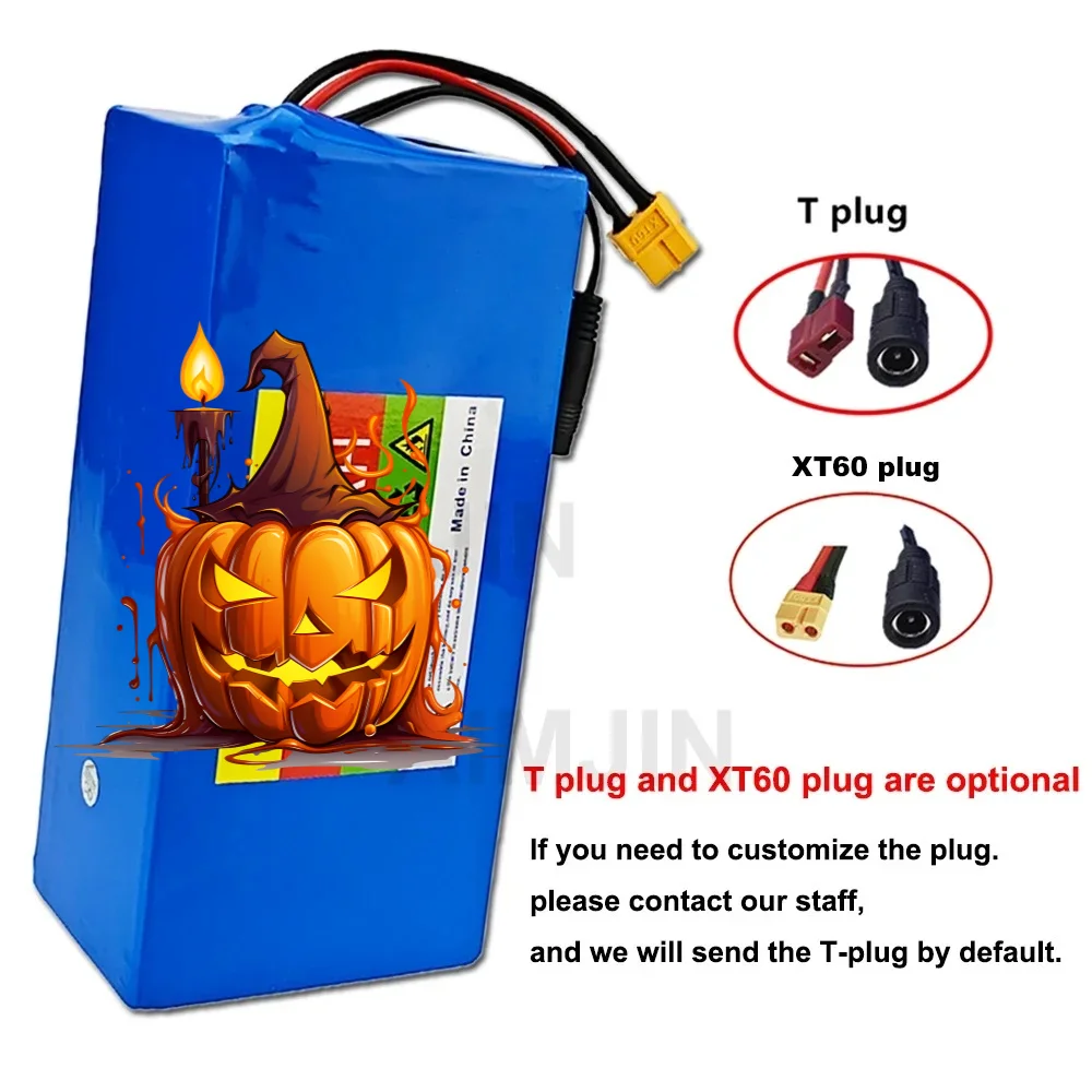 

High-Capacity Power 36V 10S4P Lithium Battery Pack 10.4Ah 18650 36V 750W 1000W For Bicycle Scooter Belt BMS