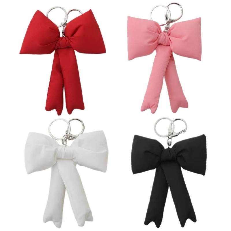 Chaveiro elegante acessório decoração chaveiro para entusiastas bowknot