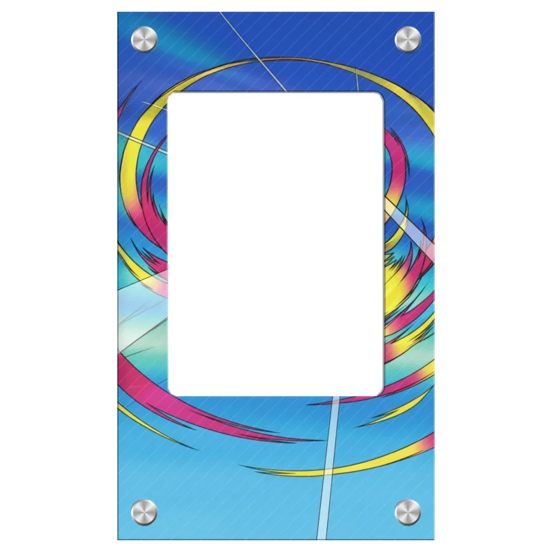 Etui ochronne akrylowe na karty Pokemon PTCG Gardevoir Mega Dream Anime Game Expand Art, ręcznie robione przez fanów, prezent.