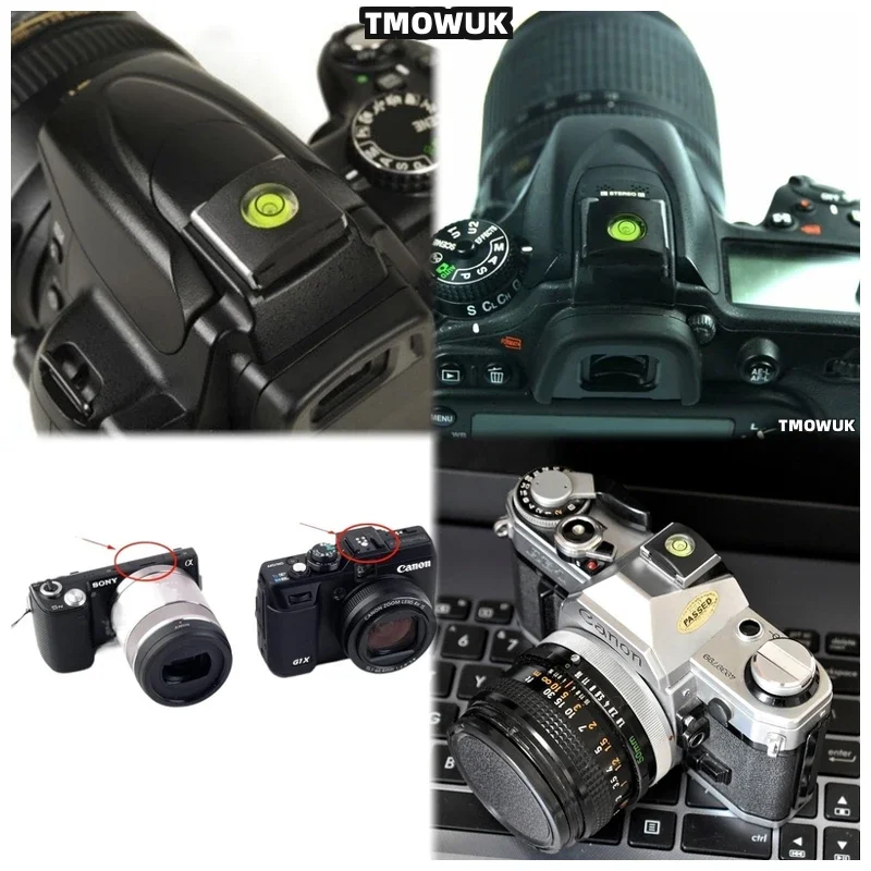 For Panasonic FZ30S FZ3500 TZ450 ZS210 GF3 G8 GH6L S5M2W Hot Shoe Cover Cap DSLR Camera Flash Hot Shoe Bubble Spirit Level Acces