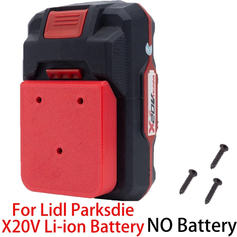 3pcs For Parkside Lidl X20V Series Li-ion Battery/Tool Wall Dock Holder Stand With screws