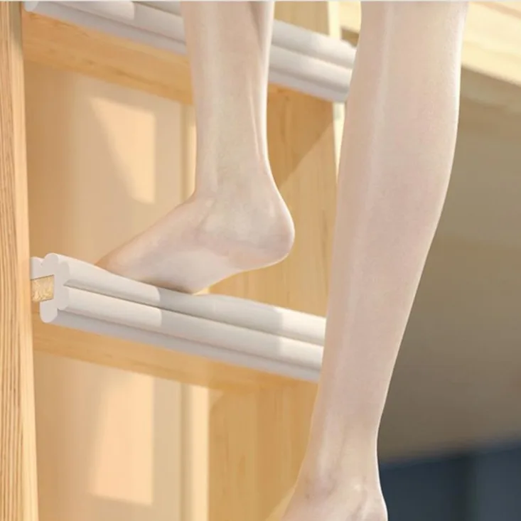 

Self-Adhesive Anti-Slip Sponge Stair Tread Pad Dormi Bedroom Ladder Mat Slip-Resistant Strip No Glue Needed Climbing Tool