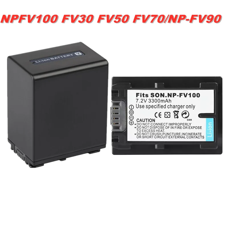 

Original Sony NP-FV100 NP FV100 NPFV100 Lithium Rechargeable Battery For NPFV100 FV30 FV50 FV70 HDR-CX700E XR160E Camera Cell