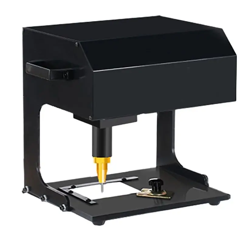 210x130mm Pneumatic Electric Desktop Nameplate Marking Machine Engraving Machine For Metal Parts