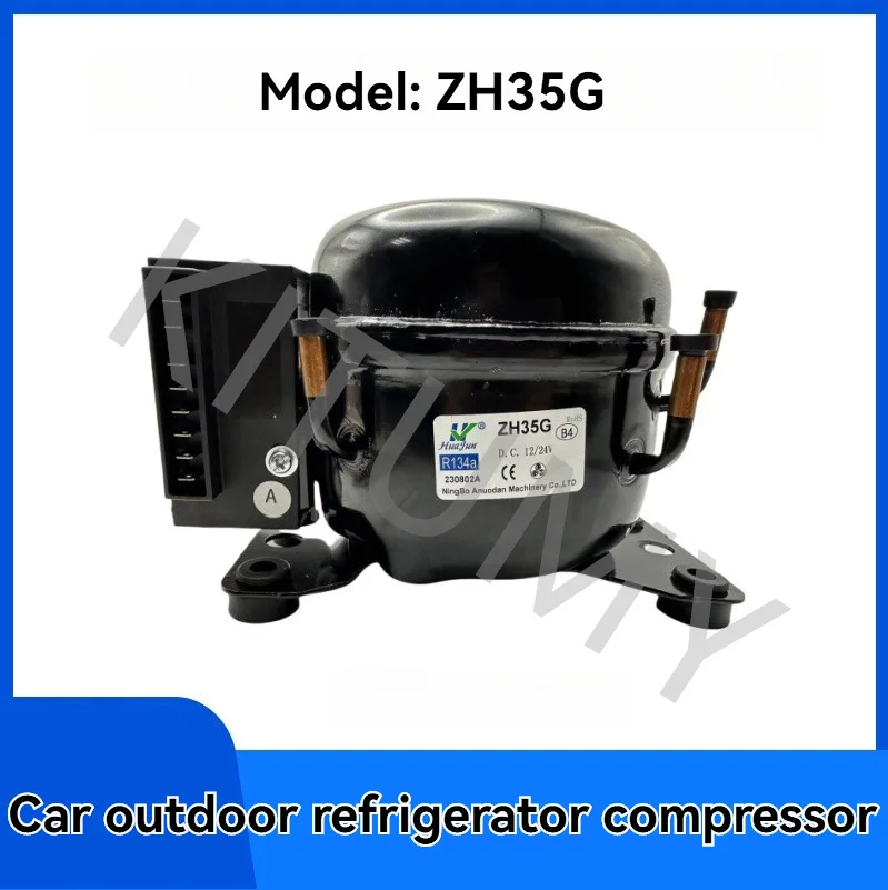 DC 12V/24V Direct Current Compressor For Car Ship Refrigerator Freezer Mini Fridge Cooler Ice Box Compressor Cooling Parts R134a